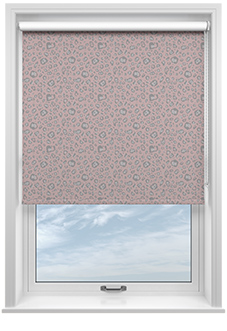 Leopard Luxe, Baby Pink - Twist&Fit Roller Blind